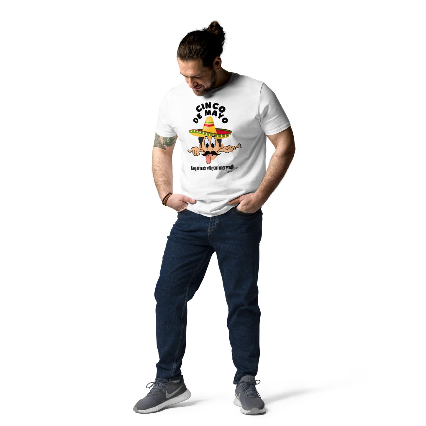 GGF CINCO DE MAYO SUMBRERO Unisex organic cotton t-shirt