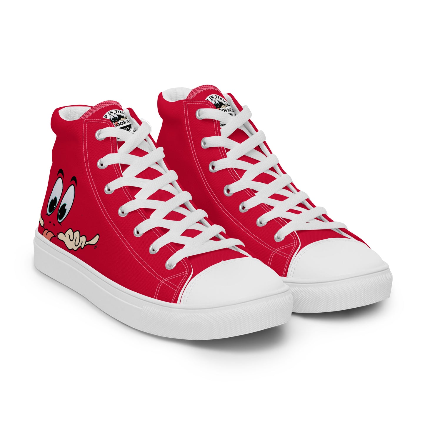 GGF Character Men’s high top canvas shoes