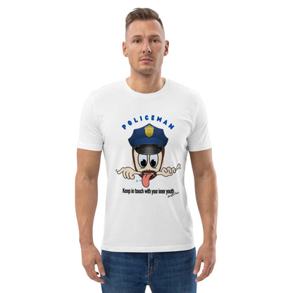 GGF POLICEMAN Unisex organic cotton t-shirt