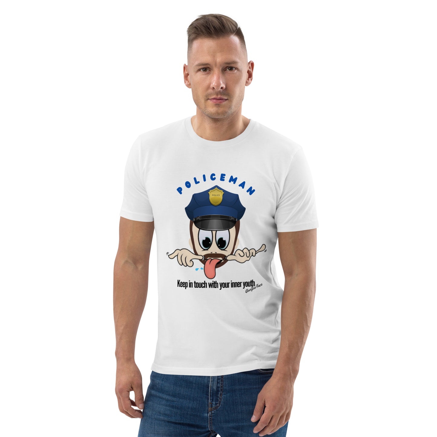 GGF POLICEMAN Unisex organic cotton t-shirt